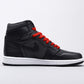BL - AJ1 black and red silk