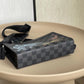 LV Gaston Wearable Wallet Damier Graphite For Men, Bags, Shoulder And Crossbody Bags 8.7in/22cm LV N64608