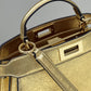 FI Peekaboo Small Gold Bag For Woman 27cm/11in