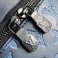 LV Discovery Bumbag PM Monogram Shadow Navy Blue For Men, Belt Bags 17.3in/44cm LV M45729