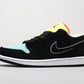 BL - AJ1 Black, blue and yellow stitching