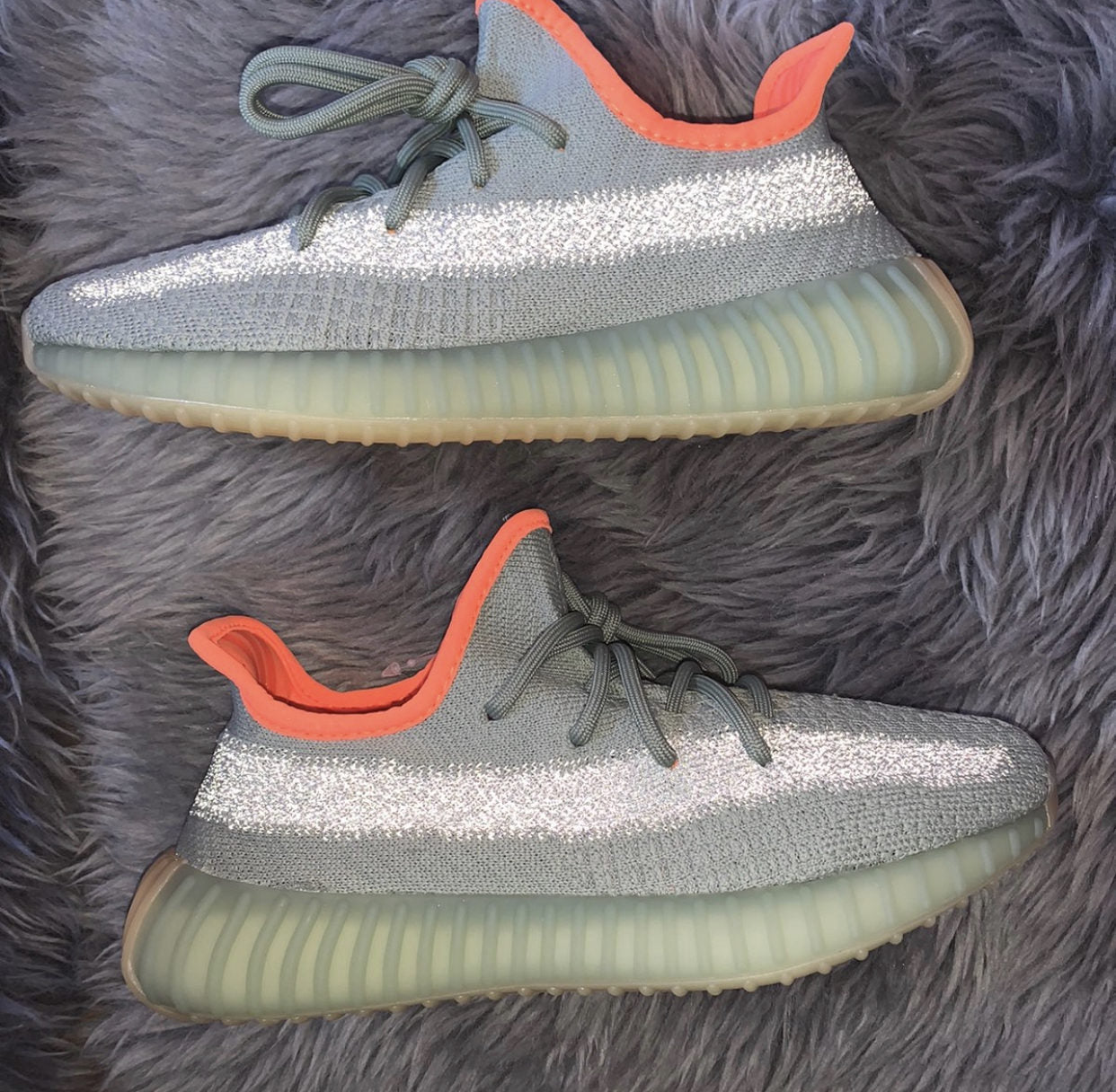 BL - Yzy 350 Gray Orange Sneaker