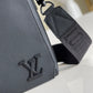 LV Messenger Grain Black For Men, Bags, Shoulder And Crossbody Bags 11in/28cm LV M57080