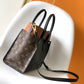 LV On My Side MM Tote Bag Monogram Canvas Black For Women,  Shoulder Bags 12in/31cm LV M53823
