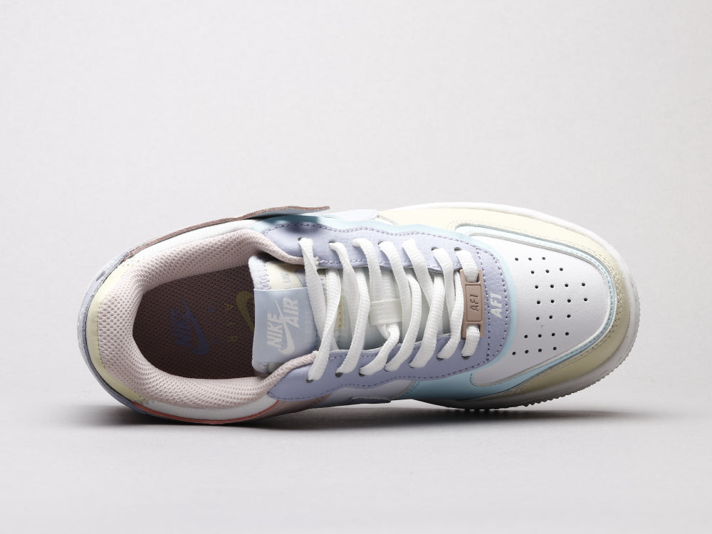 BL - AF1 Deconstructed White Blue Powder Macarons
