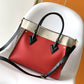 LV On My Side MM Tote Bag Monogram Canvas Red For Women,  Shoulder Bags 12in/31cm LV M53824