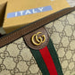 gg Ophidia gg Shoulder Bag Beige And Ebony gg Supreme Canvas For Women  9.2in/23cm gg 699439 9C2ST 8920