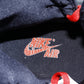 BL - AJ1 black and red silk