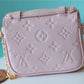 LV Micro Metis Monogram Empreinte Pink For Women, Women’s Handbags, Shoulder And Crossbody Bags 5.5in/14cm LV M81389