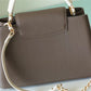 LV Capucines MM Taurillon Smokey Brown Green/ Creme/ Pink For Women,  Shoulder And Crossbody Bags 31.5cm/12.4in LV M59516