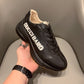 BL-GCI  RHYTON VINTAGE TRAINER BAND BLACK SNEAKER 140
