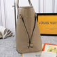 LV Neverfull MM Tote Bag Monogram Empreinte Tourterelle Gray For Women,  Shoulder Bags 12.2in/31cm LV M45686