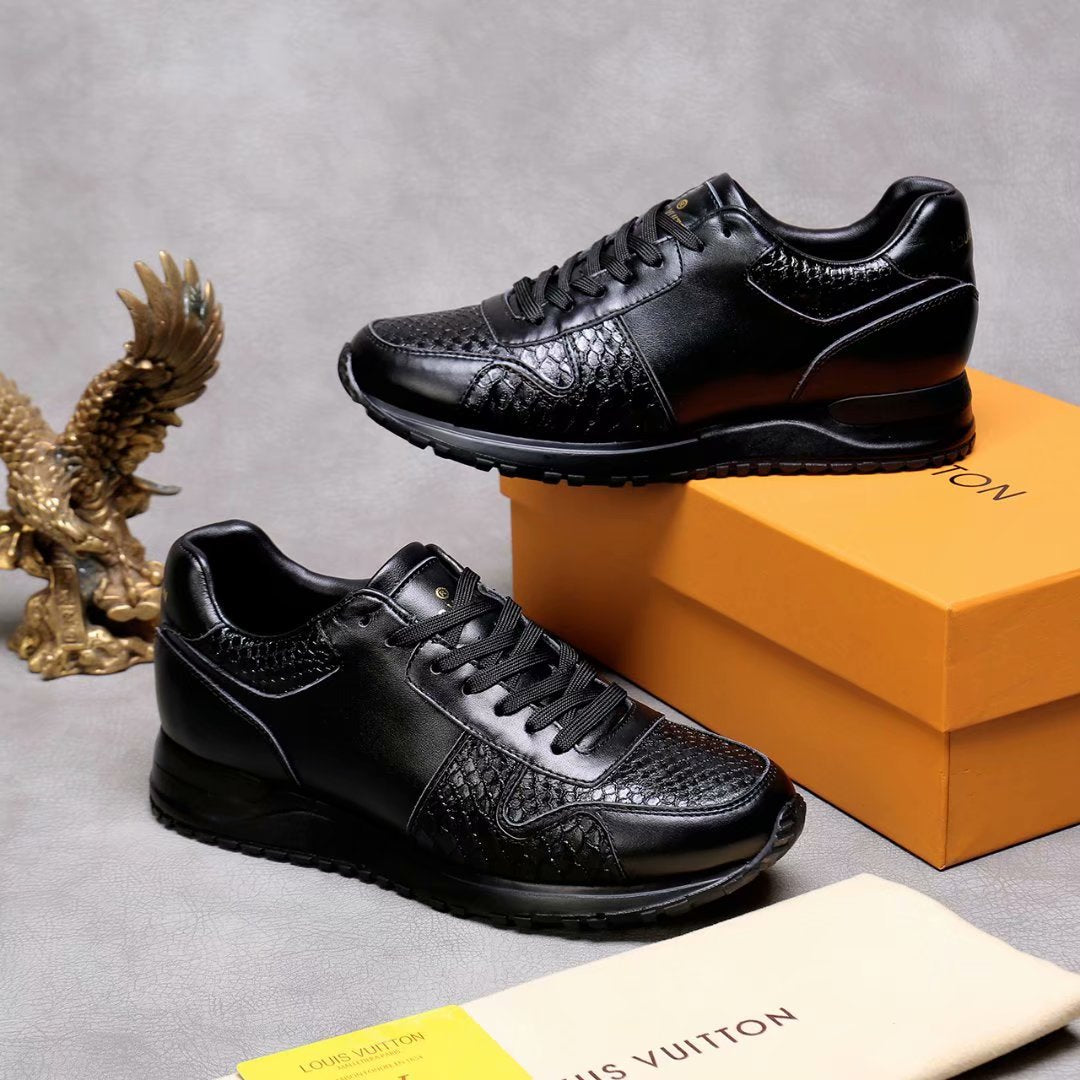 BL - LUV Run Away Low Top Black Sneaker