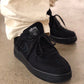 BL - AF1 x Stussy Collaboration Pure Black