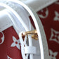 LV Petite Malle Monogram Embossed Puffy Terracotta Brown For Women,  Shoulder And Crossbody Bags 7.9in/20cm LV M20764