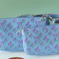 LV Multi Pochette Accessoires Monogram Empreinte Blue For Women, Women’s Handbags 9.4in/24cm LV 