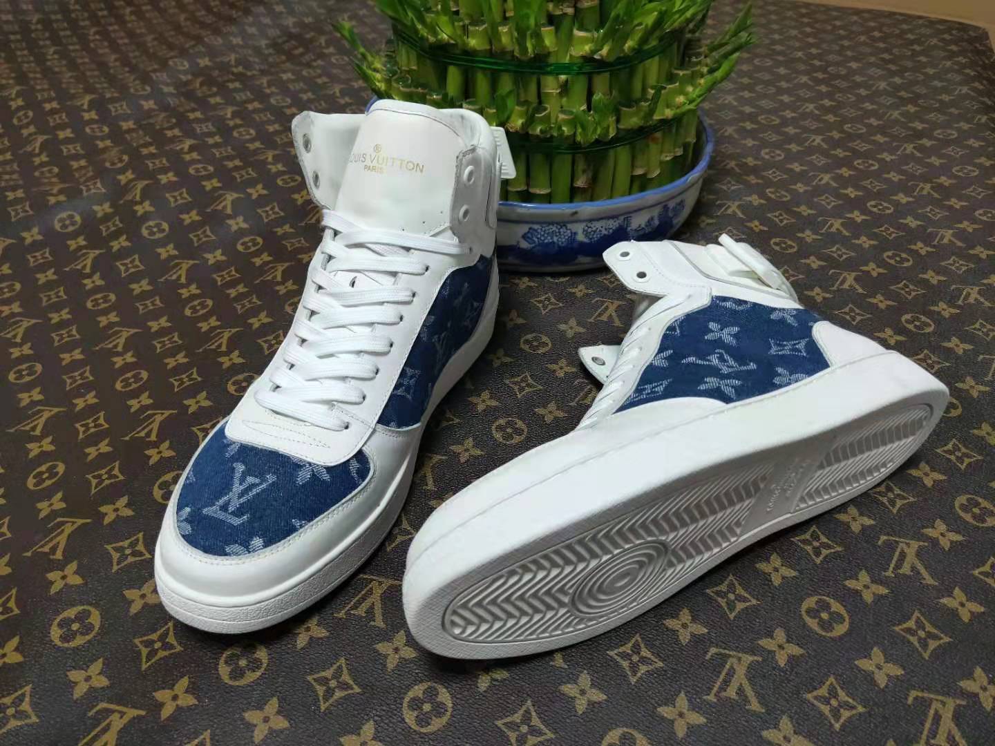 BL - Luv Rivoli White Blue Sneaker