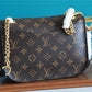 LV Passy Monogram Canvas For Women, Women’s Handbags, Shoulder Bags And Crossbody Bags 9.1in/23cm LV M45592