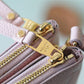 LV Double Zip Pochette Monogram Empreinte Candy Pink For Women,  Shoulder And Crossbody Bags 20cm/7.9in LV M81429