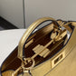 FI Peekaboo Small Gold Bag For Woman 27cm/11in
