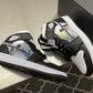Nike air Jordan 1 Mid Wmns &#8216;Hologram&#8217; Black For Men DR9495-001