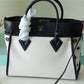 LV On My Side MM Bag Monogram Flower For Women 31cm/12.2 Inches Caramel Black LV M59842