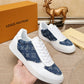 BL - LUV BLnogram Denim Blue Sneaker