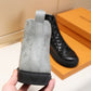 BL - LUV Stellar Trainer Boot Black Gray Sneaker
