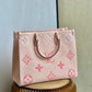 LV OnTheGo MM Monogram Empreinte Cream For Women 34cm LV M45717