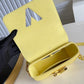 LV Twist PM Ginger Yellow For Women, Women’s Handbags, Shoulder And Crossbody Bags 7.1in/18cm LV M58571