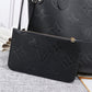 LV Neverfull MM Tote Bag Monogram Empreinte Black For Women,  Shoulder Bags 12.2in/31cm LV M45685