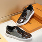 BL - LUV BLnogram Denim Brown And Gray Sneaker