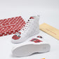 BL - LUV Stellar Trainer Boot White Red Sneaker