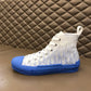 BL - DIR B23 Oblique Gradient Blue  HIGH-TOP SNEAKER