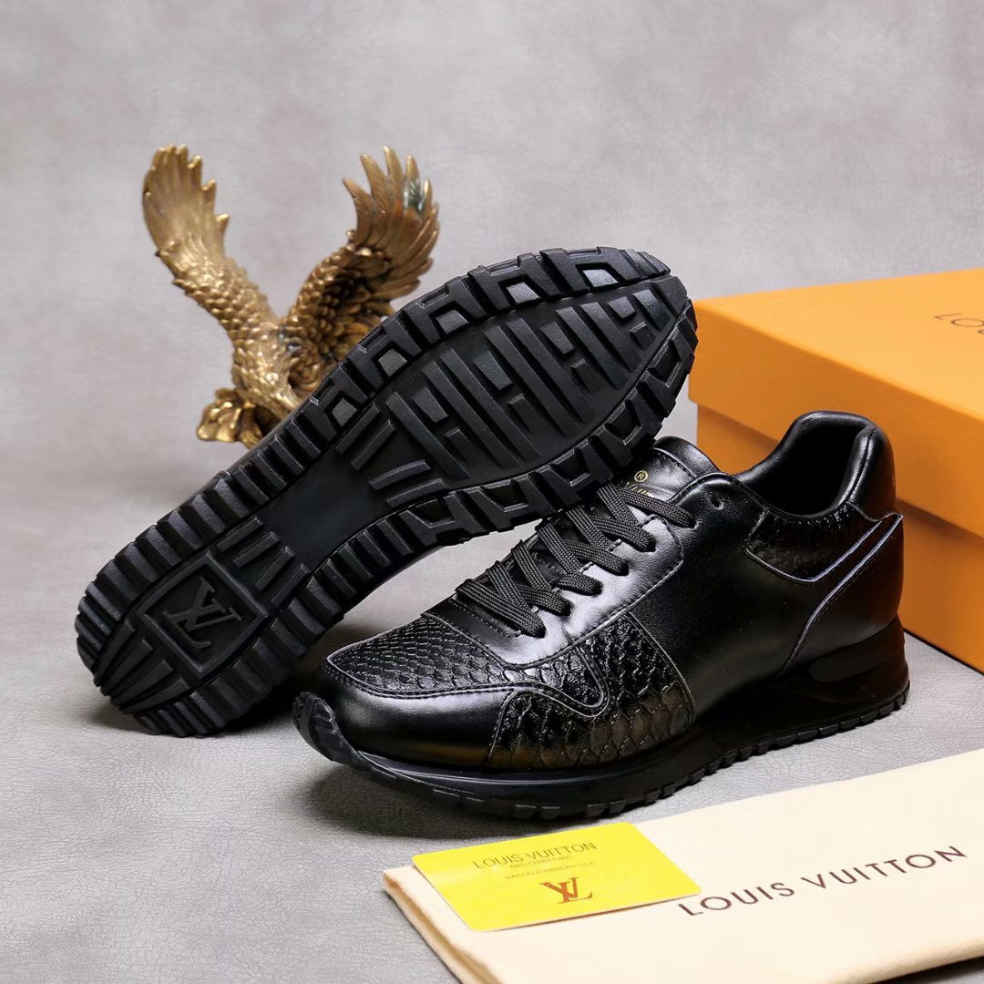BL - LUV Run Away Low Top Black Sneaker