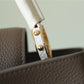 LV Capucines BB Taurillon Smokey Brown Green/ Creme/ Pink For Women,  Shoulder And Crossbody Bags 27cm/10.6in LV M59516