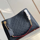 LV Surene MM Monogram Empreinte Black/Red For Women,  Shoulder Bags 14.6in/37cm LV M43759