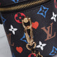LV Vanity PM Bag Game On Monogram Canvas Black By Nicolas Ghesquiere For Women, Women’s Handbags, Shoulder And Crossbody 7.5in/19cm LV M57482