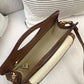 BB Mini Two-tone Canvas And Pocket Bag Brown For Women, Bags 10.4in/26.5cm 80393611