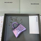Balen Hourglass Mini Handbag With Chain In Light Violet, For Women,  Bags 4.7in/12cm