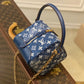 LV Square Bag Denim Jacquard Blue By Nicolas Ghesquiere For Women, WoBags 6.3in/16cm LV M59611