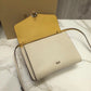 BB Small Macken Colorblock Crossbody Beige/Yellow Bag For Women, Bags 9.5in/24cm