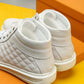 BL - LUV HIgh Top Metal White Sneaker