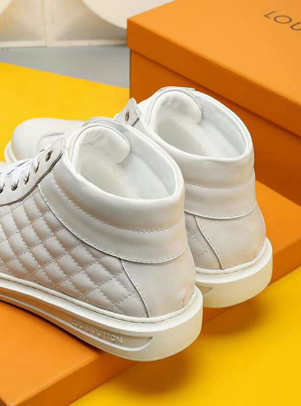 BL - LUV HIgh Top Metal White Sneaker