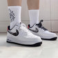BL - AF1 black and white brush