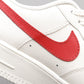 BL - AF1 retro white red low top
