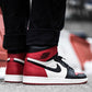 BL - AJ1 black red toe