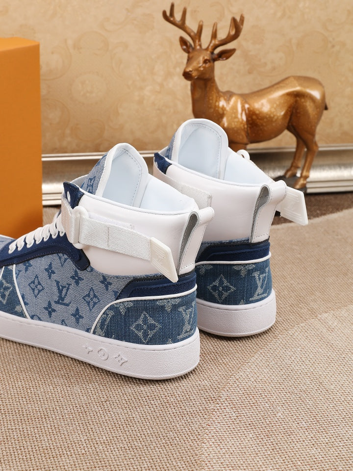 BL - LUV High Top Blue Sneaker