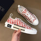 BL - DIR B23 Red Oblique LOW-TOP SNEAKER