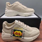 BL-GCI  Ivory Leather Rhyton Square Logo Sneaker 048